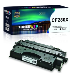 BildeTonerkassett, erstatter HP Sort 80X (6.900 sider)