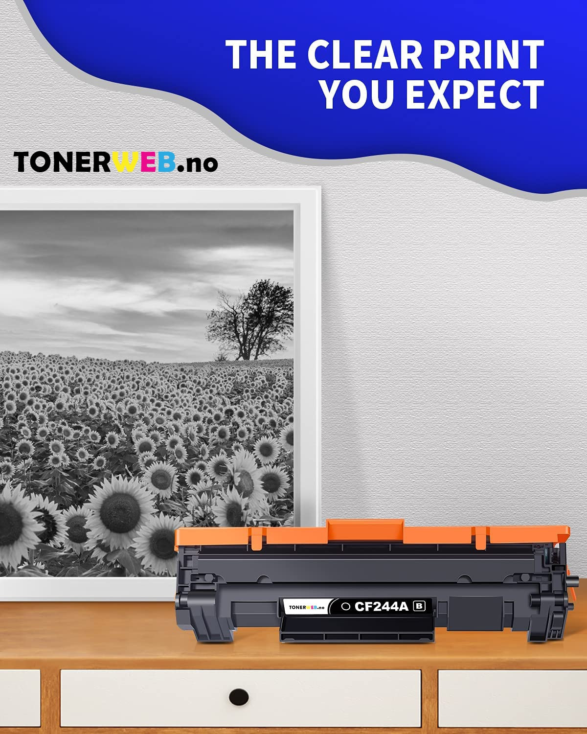HP 44A BK (svart) toner 1000 sider - kompatibel