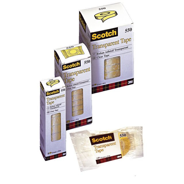 BildeKontorstejp SCOTCH 550 PP 15mmx66m