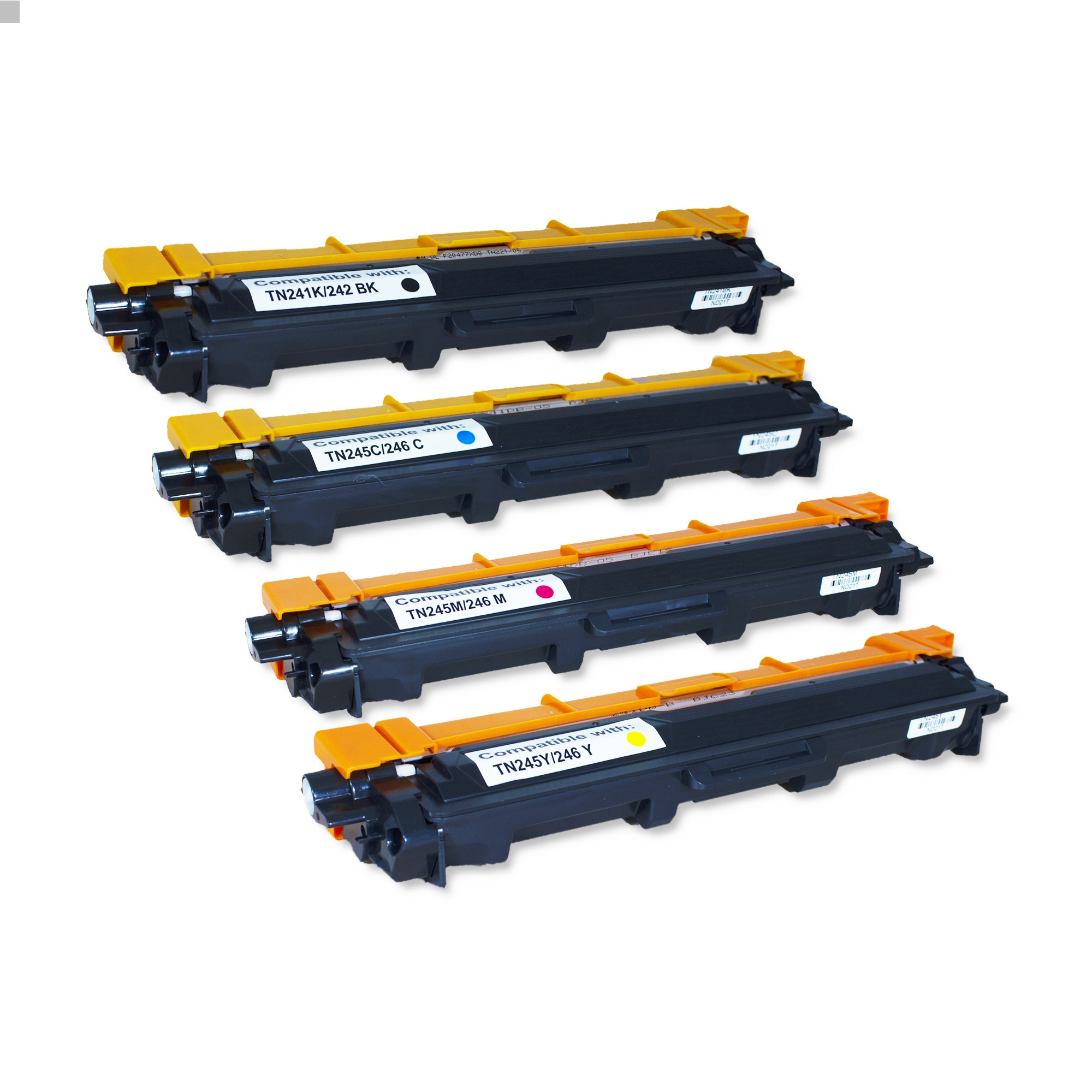 Brother TN241BK/TN245C/M/Y (cyan/magenta/gul) toner 4-pakk 4 x 2200 sider - kompatibel