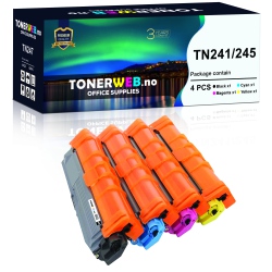 BildeBrother TN241BK/TN245C/M/Y (cyan/magenta/gul) toner 4-p...