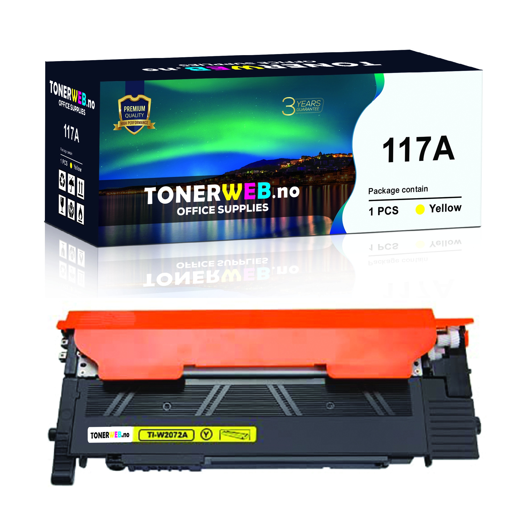 HP 117A Y (gul) toner 700 sider - kompatibel