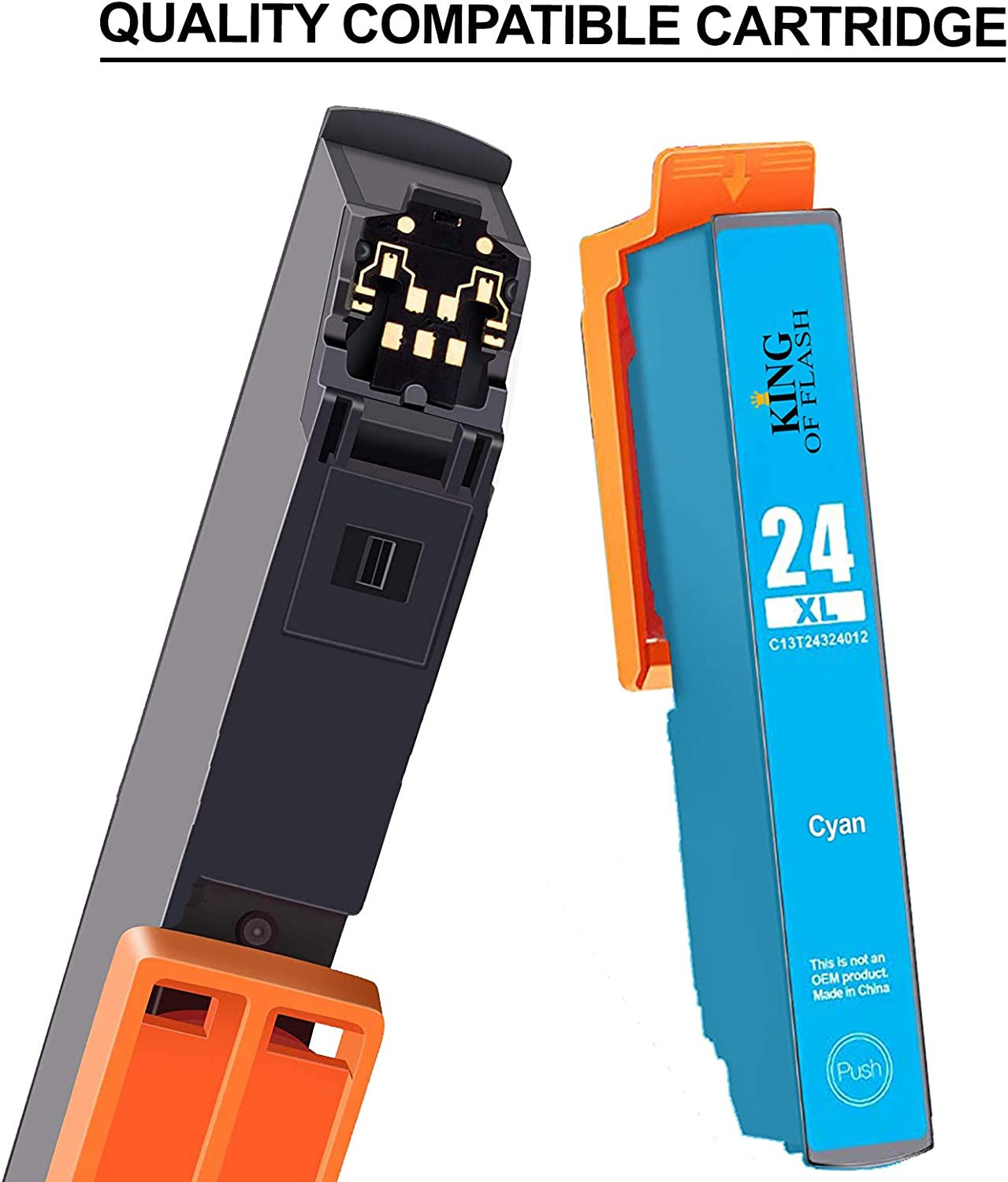 Epson Blekkpatron Cyan 24XL (13,8 ml) - Erstatter T2432