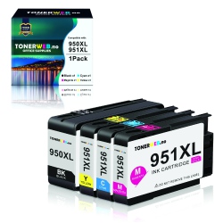 BildeHP 950XL/951XL BK/C/M/Y (svart/cyan/magenta/gul) blekkp...