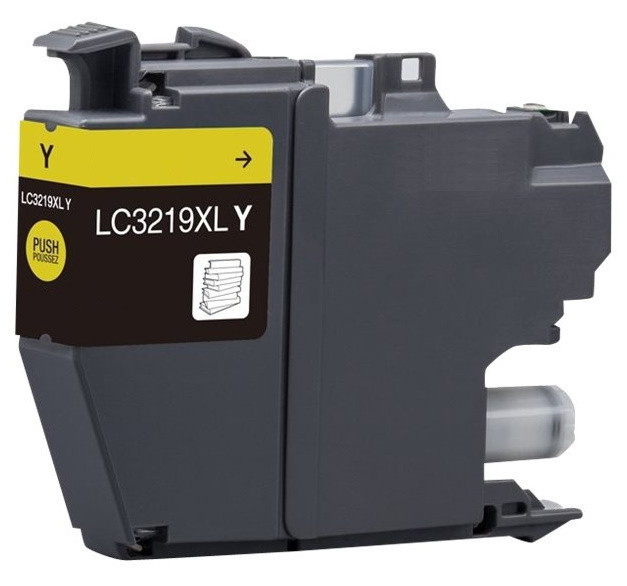 Brother LC3219XL Y (gul) blekkpatron 1500 sider - kompatibel