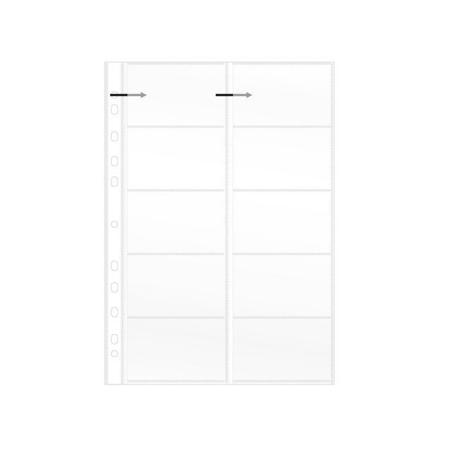 BildeVisitkortsficka A4 10/fp