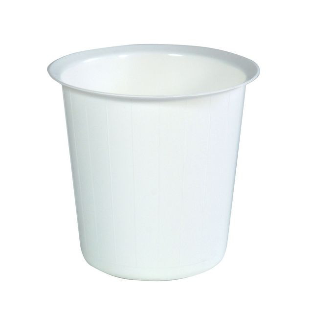 BildePapperskorg rund 22L vit