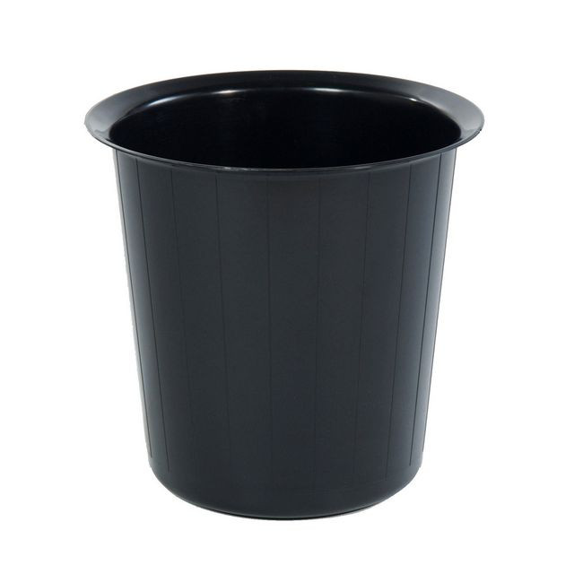BildePapperskorg rund 22L svart