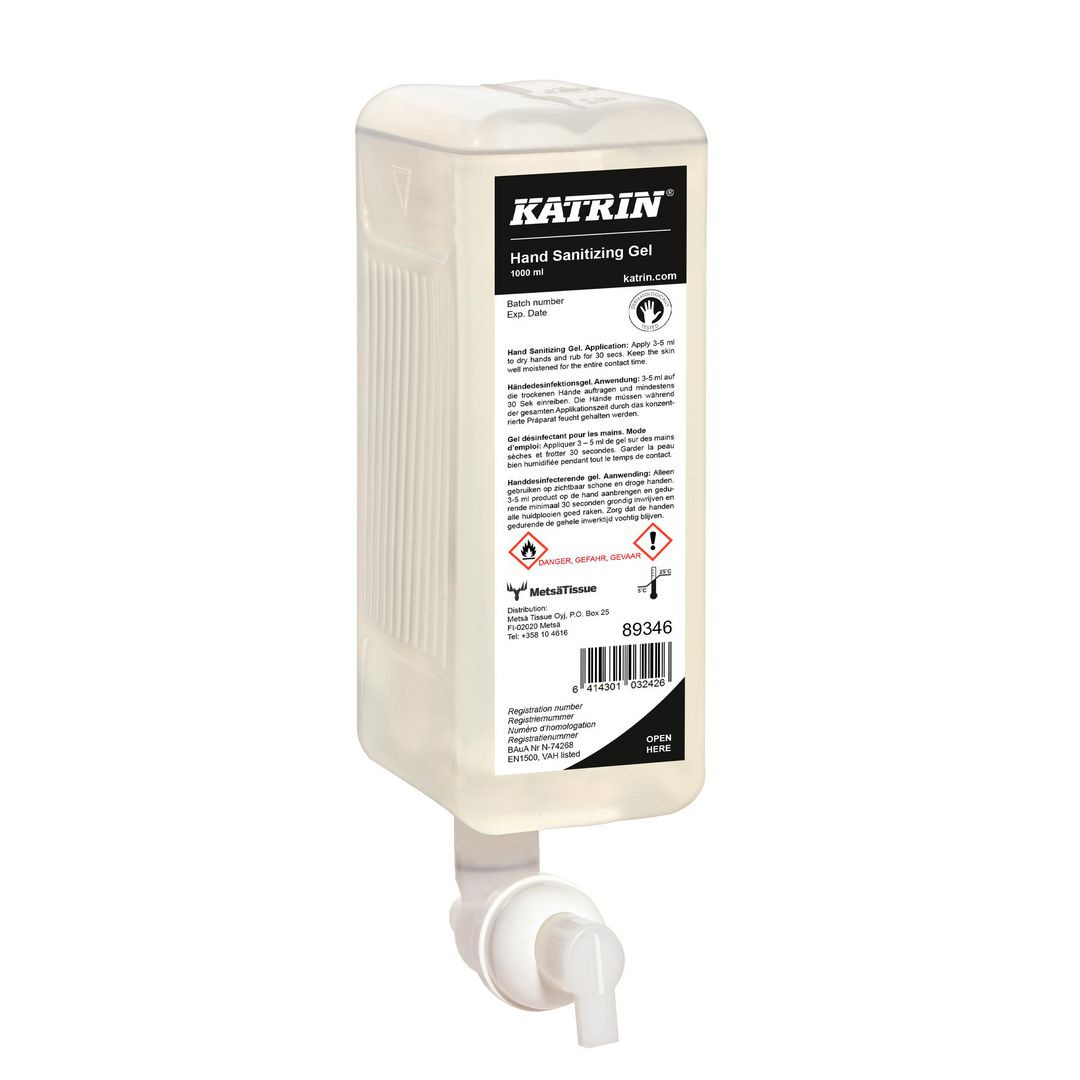 BildeHanddesinfektion KATRIN Gel 1L