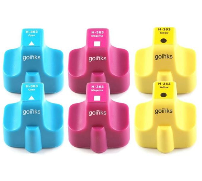  Blekkpatron, erstatter HP Cyan 363 (11,4 ml)