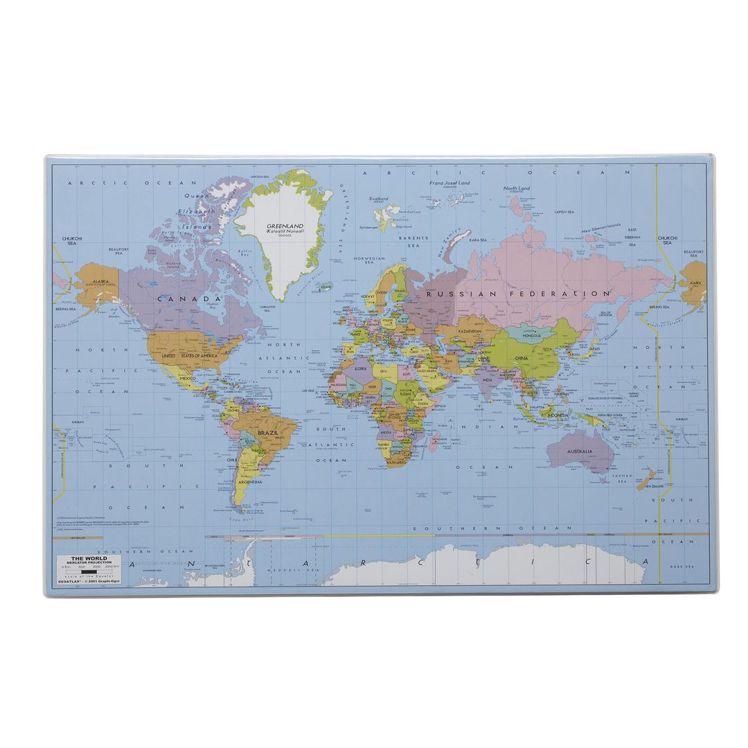 BildeSkrivunderlägg Världsk. PP 58,5x38,5cm