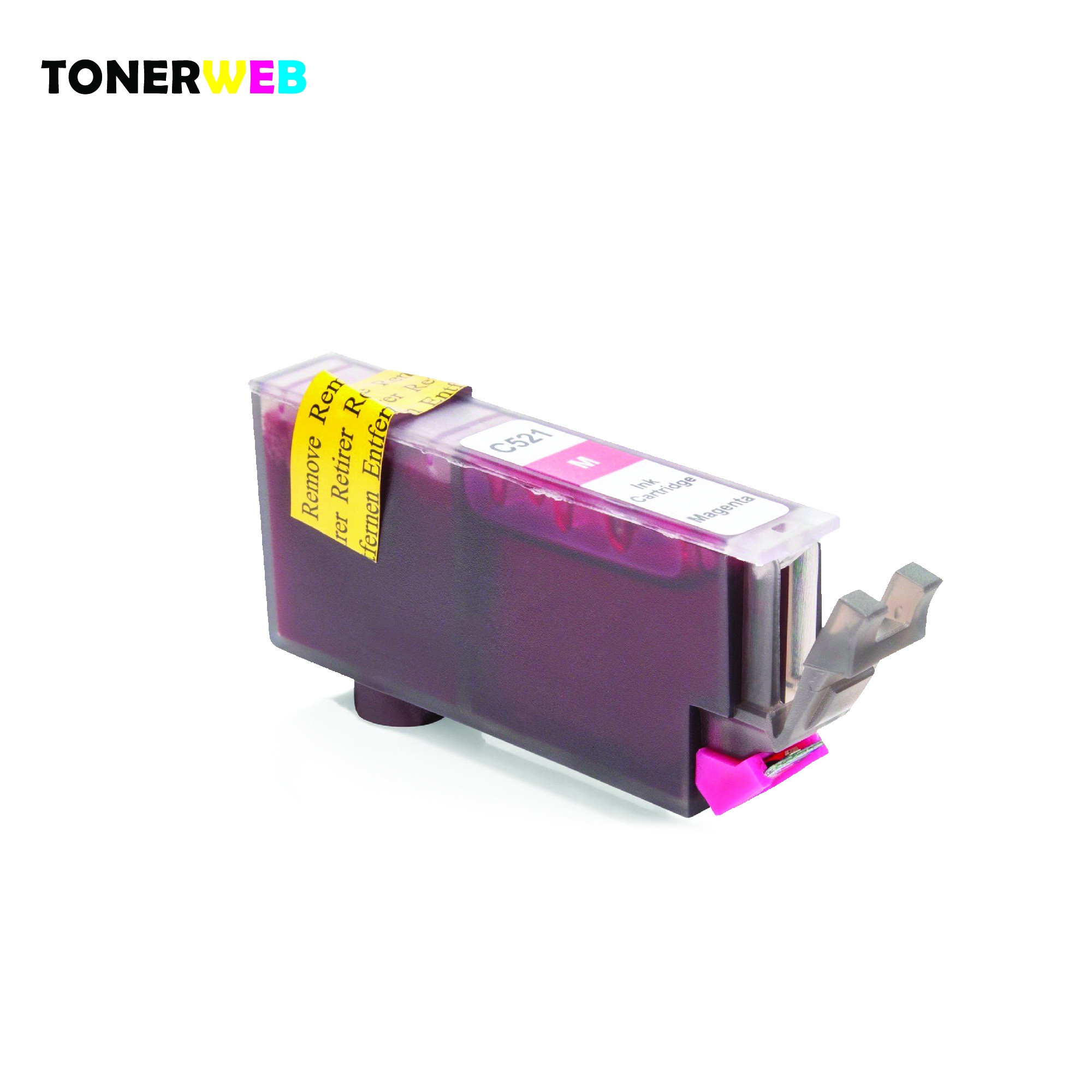 Canon CLI-521 M (magenta) blekkpatron 9 ml - kompatibel