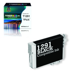BildeEpson T1291XL BK (svart) blekkpatron 15 ml - kompatibel