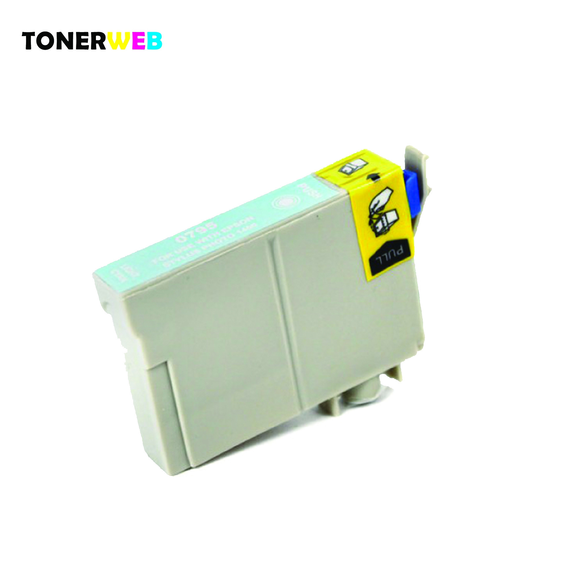 Epson T0795 LC (lys cyan) blekkpatron 17 ml - kompatibel