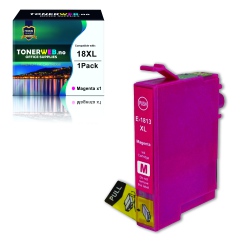 BildeEpson 18XL M (magenta) blekkpatron 13 ml - kompatibel