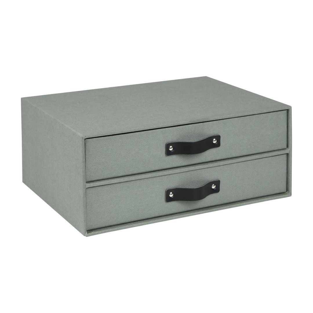 BildeSkrivbordsbyrå kart. m. läderhand. mint