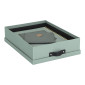 Förvaringsbox m.lock kartong A4 mint