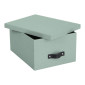 Förvaringsbox m.lock kartong mint