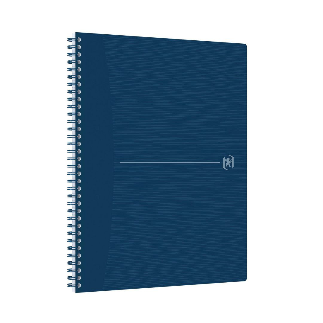 BildeKollegieblock OXFORD Origins A4+ lin blå