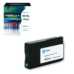 BildeHP 951XL C (cyan) blekkpatron 28 ml - kompatibel