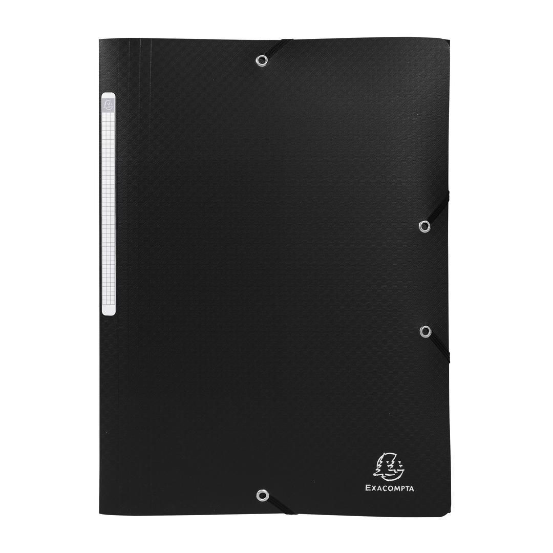 BildeGummibandsmapp kartong u.kl. A4 svart