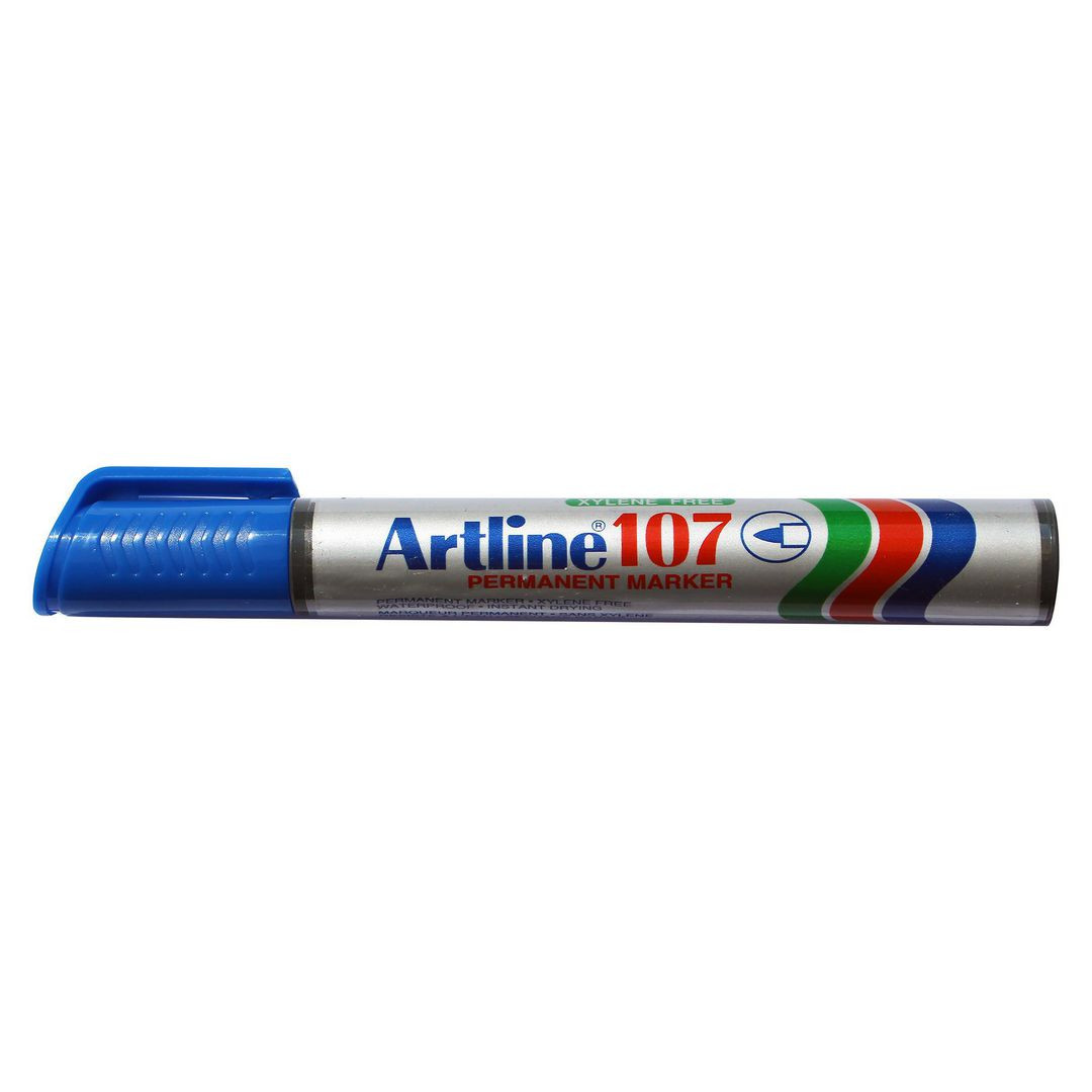 BildeMärkpenna ARTLINE 107 rund 1,5mm blå