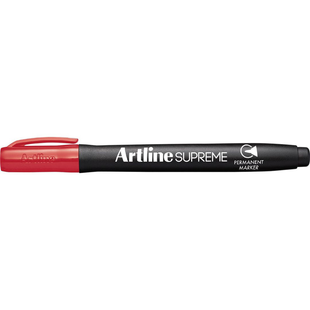 BildeMärkpenna ARTLINE Supreme rund 1mm röd