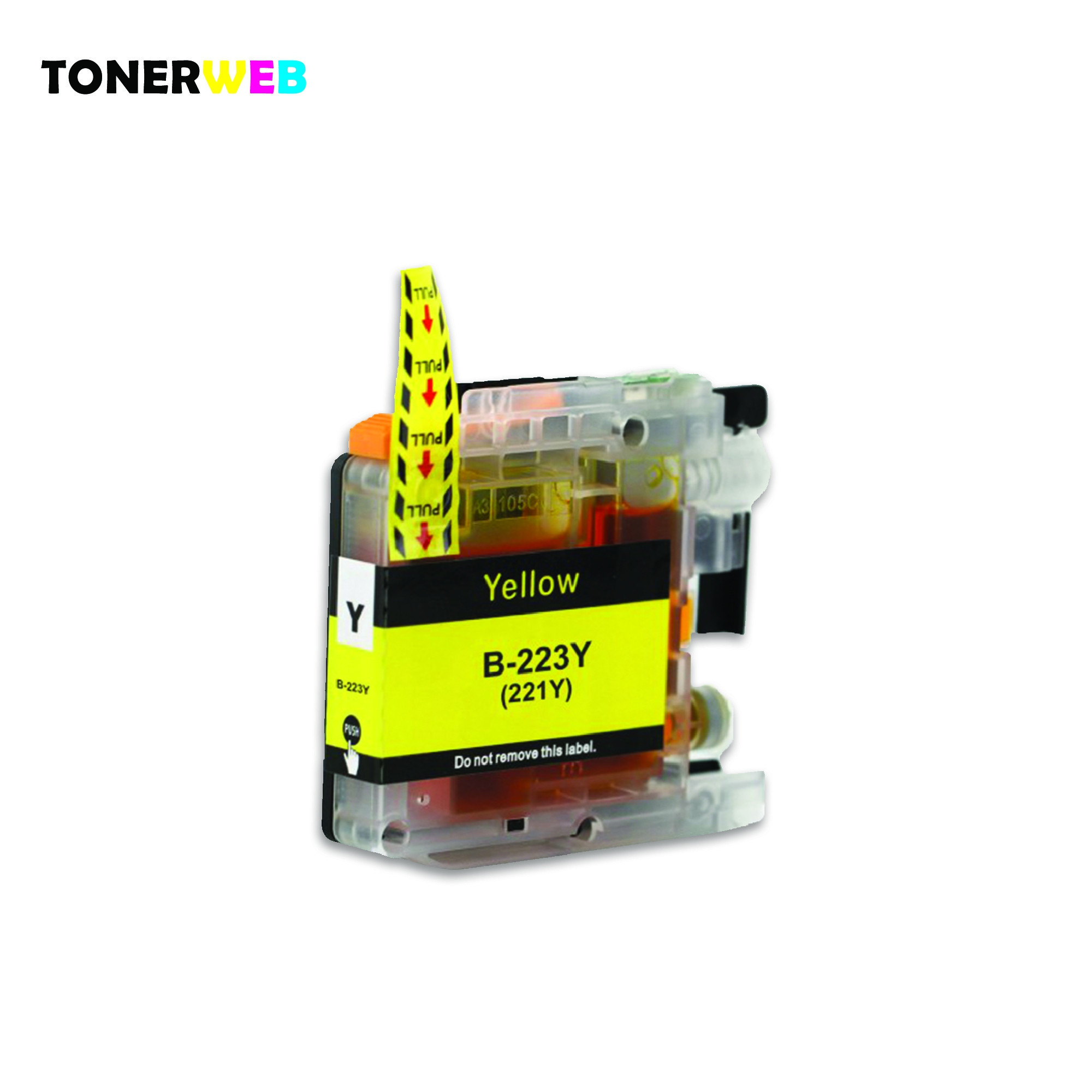 Brother LC223 Y (gul) blekkpatron 9 ml - kompatibel