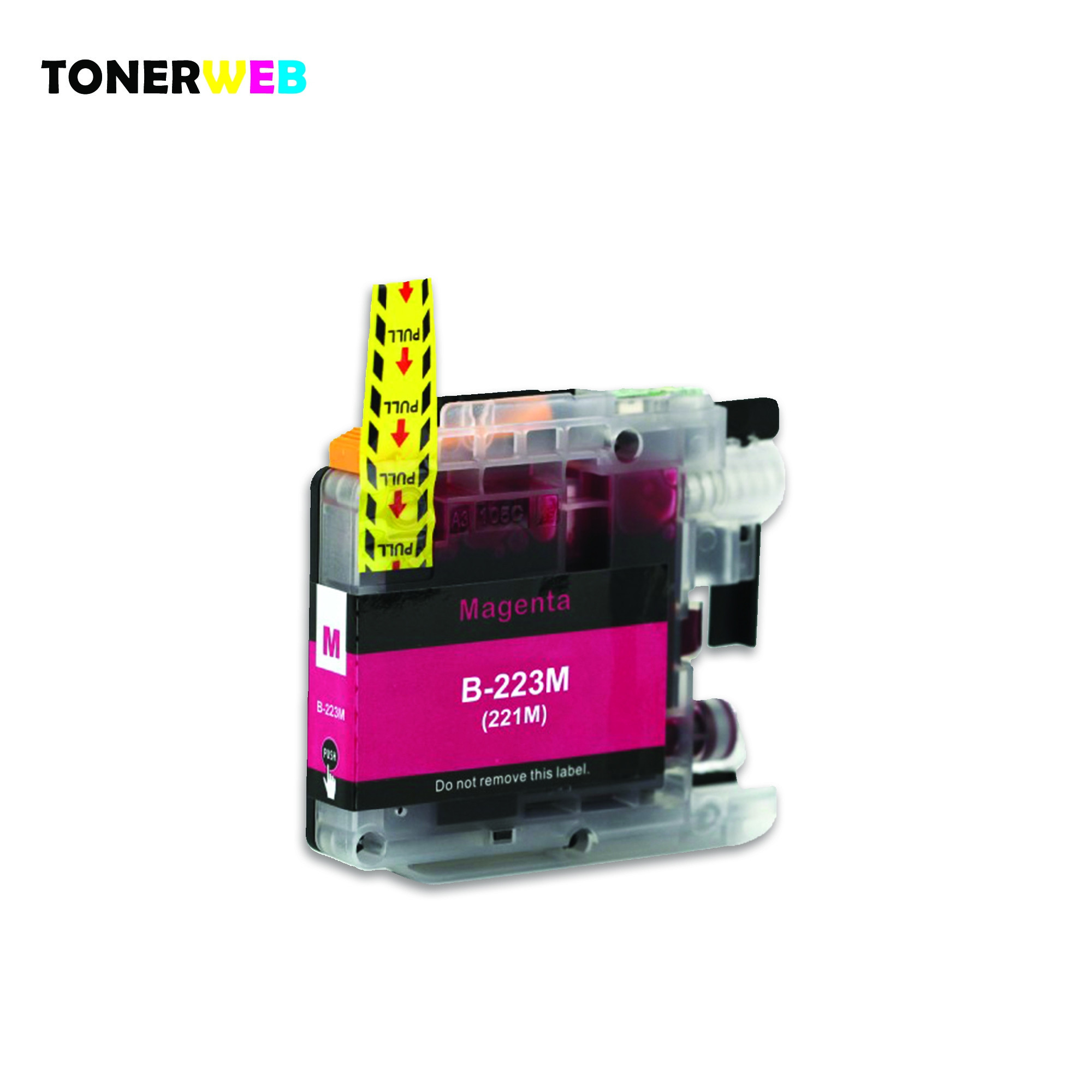 Brother LC223 M (magenta) blekkpatron 9 ml - kompatibel