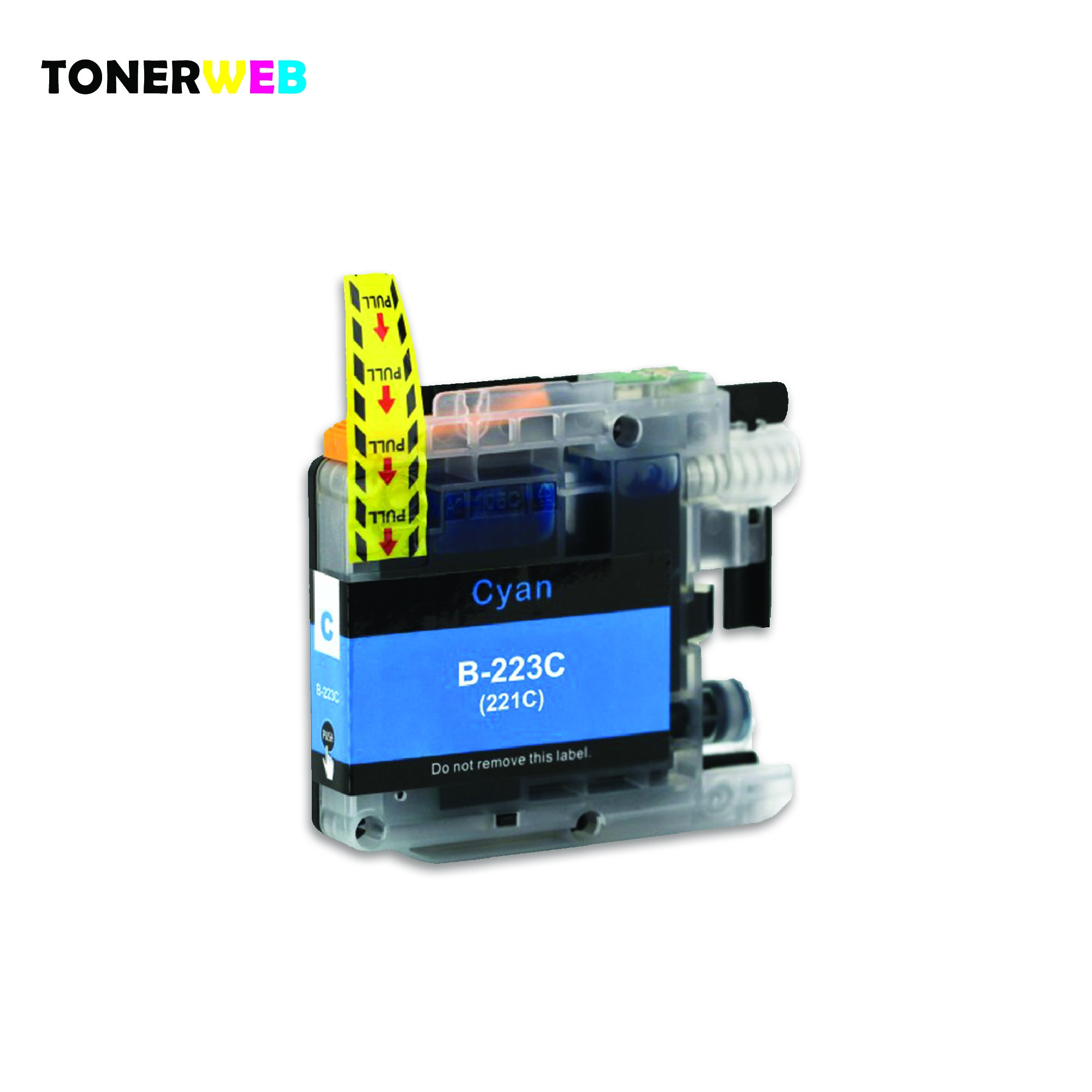 Brother LC223 C (cyan) blekkpatron 9 ml - kompatibel