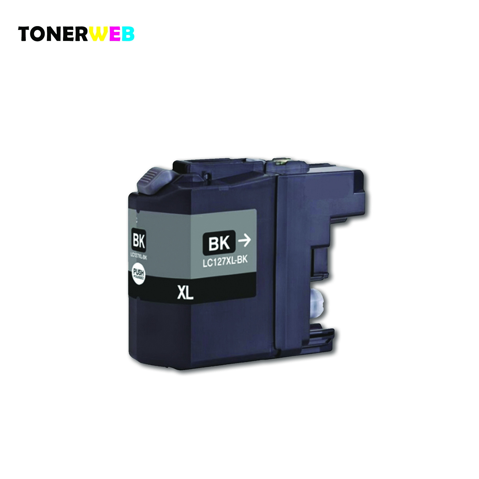 Brother LC127XL BK (svart) blekkpatron 35,6 ml - kompatibel