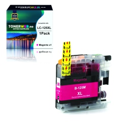 BildeBrother LC125XL M (magenta) blekkpatron 16,6 ml - kompa...