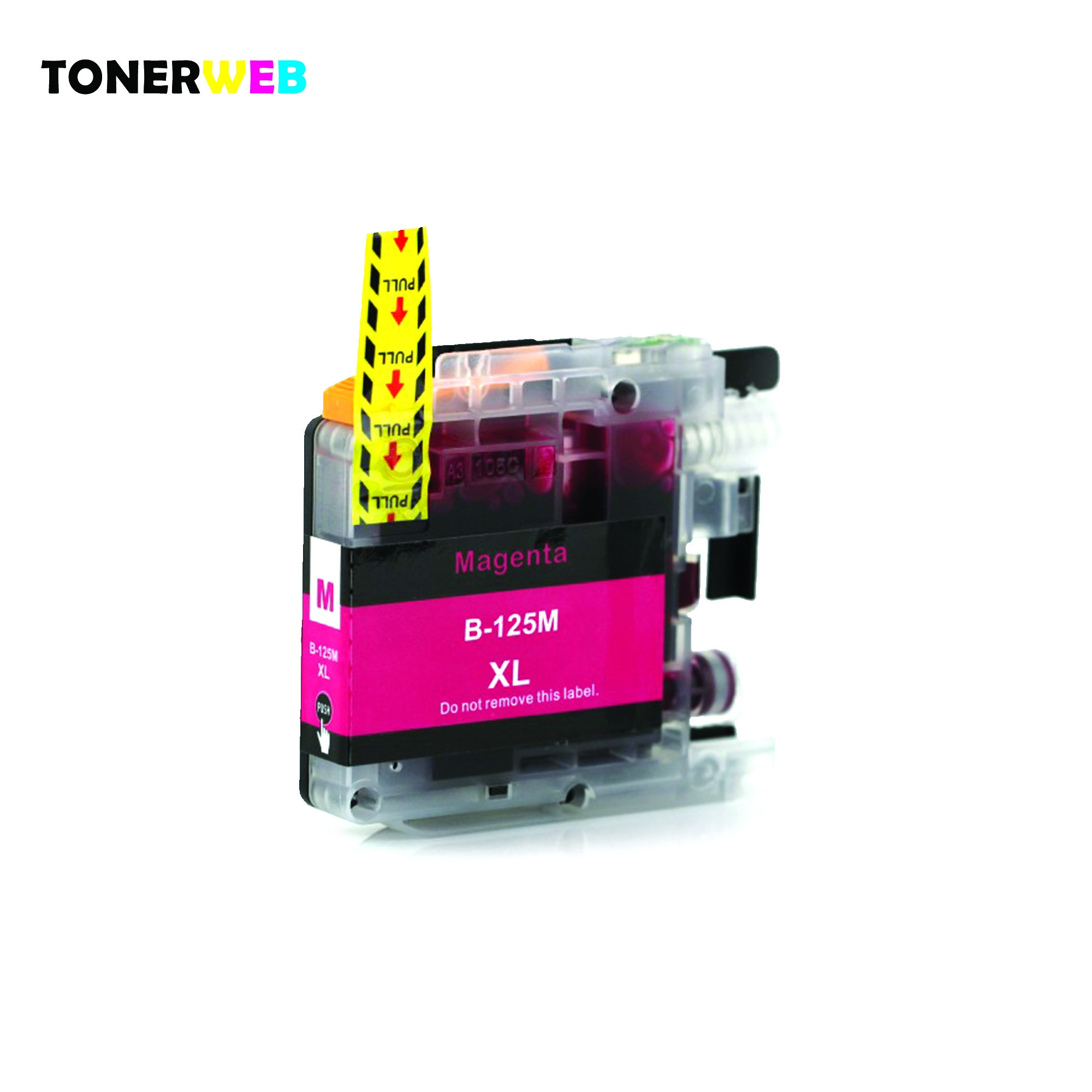 Brother LC125XL M (magenta) blekkpatron 16,6 ml - kompatibel