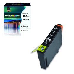 BildeEpson Blekkpatron Sort 16XL (17 ml) - Erstatter T1631