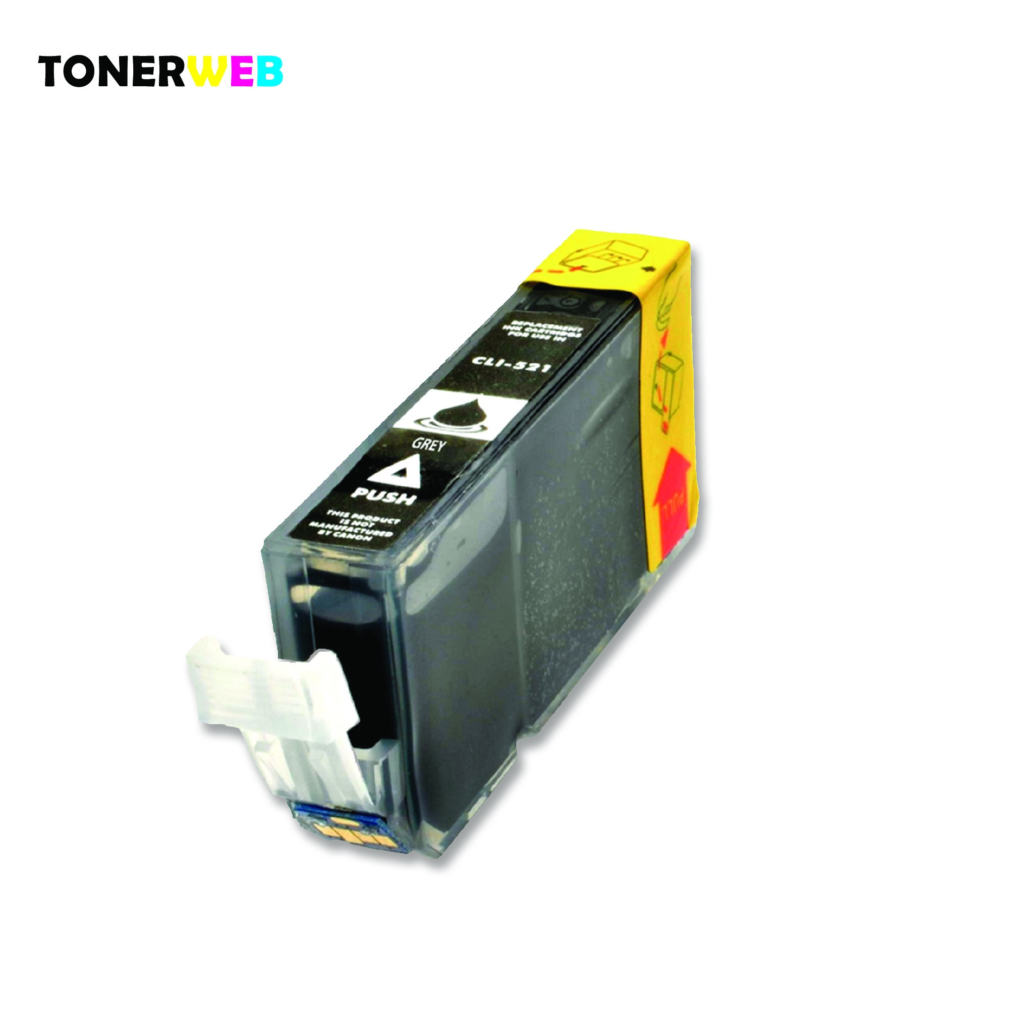 Canon CLI-521 G (grå) blekkpatron 9 ml - kompatibel