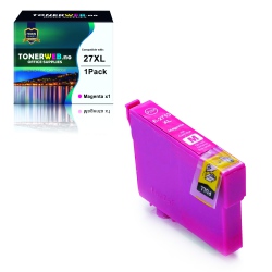 BildeEpson 27XL M (magenta) blekkpatron 6 ml - kompatibel