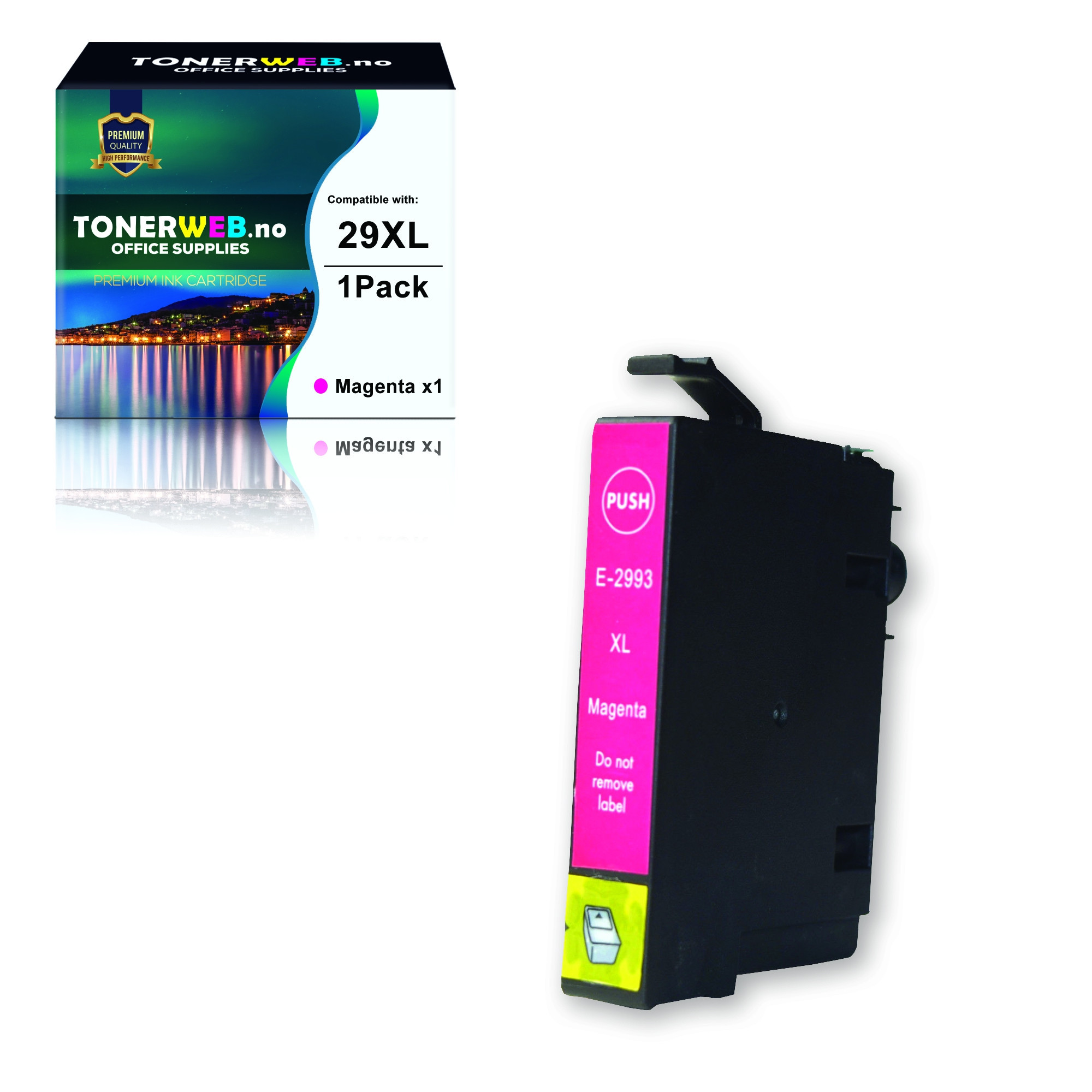 BildeEpson 29XL M (magenta) blekkpatron 13 ml - kompatibel