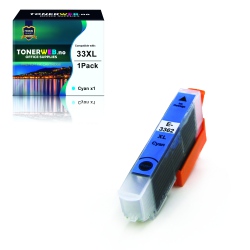 BildeEpson 33XL C (cyan) blekkpatron 13,8 ml - kompatibel