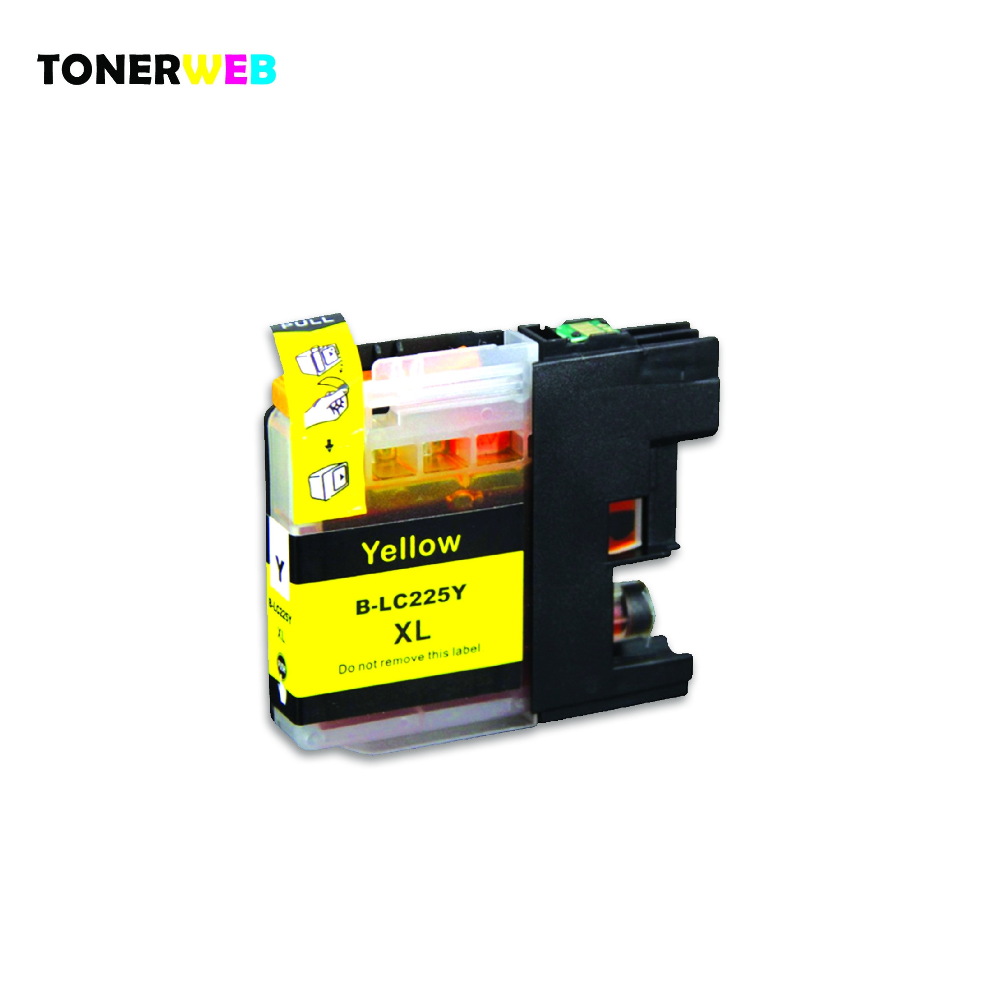 Brother LC225XL Y (gul) blekkpatron 15,6 ml - kompatibel