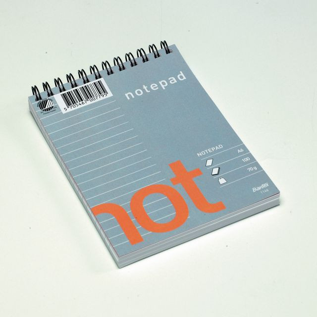 BildeSpiralblock BANTEX A6 lin. spiral/top