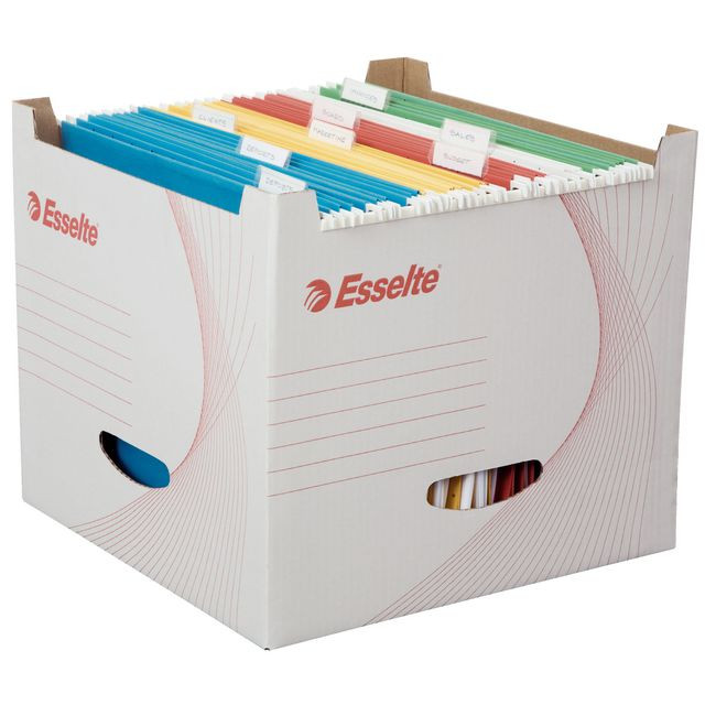 BildeArkivbox ESSELTE f hängmappar m. lock