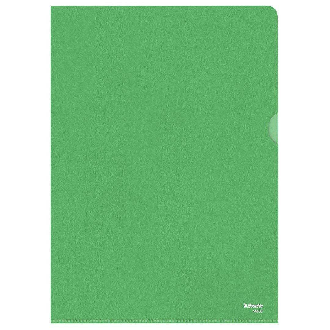 BildeAktmapp ESSELTE A4 0,11 grön 100/fp