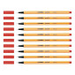Fineliner STABILO Point 88 röd