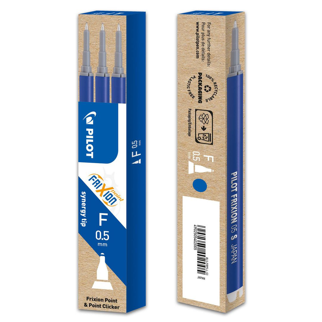 BildeRefill PILOT Frixion Syner 0,5 blå 3/fp