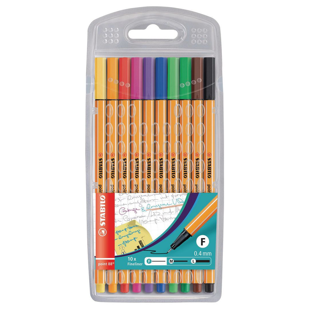 BildeFineliner STABILO Point 88 10/fp