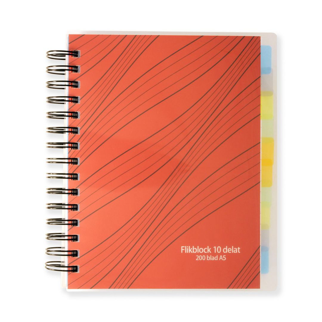 BildeAnt.block A5 70g 200 blad 10 avdelare