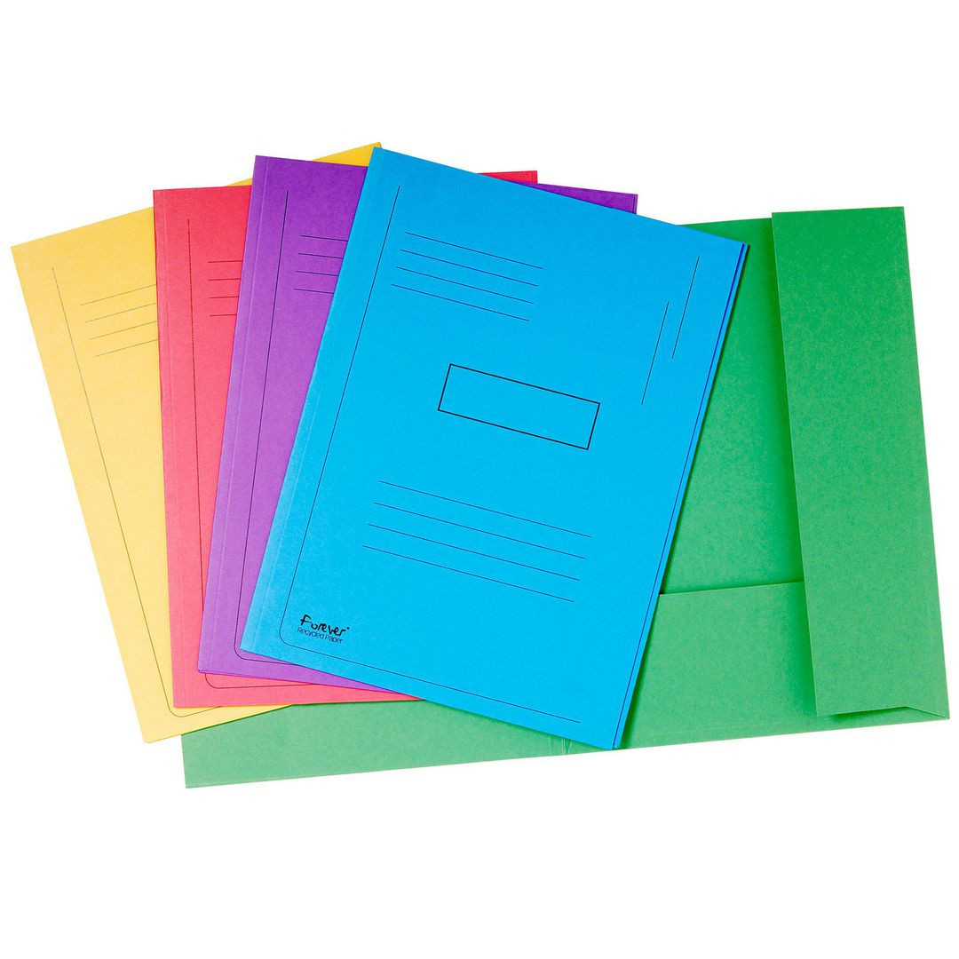 BildeMapp EXACOMPTA 2-klaff 290g A4 sorterade