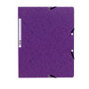 Gummibandsmapp u.kl. EXACOMPTA A4 lila