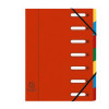 Sorteringsmapp EXACOMPTA 7-flik röd