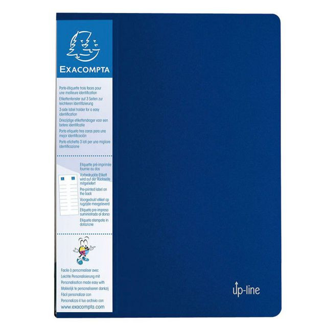 BildeDemobok EXACOMPTA 40 fickor blå